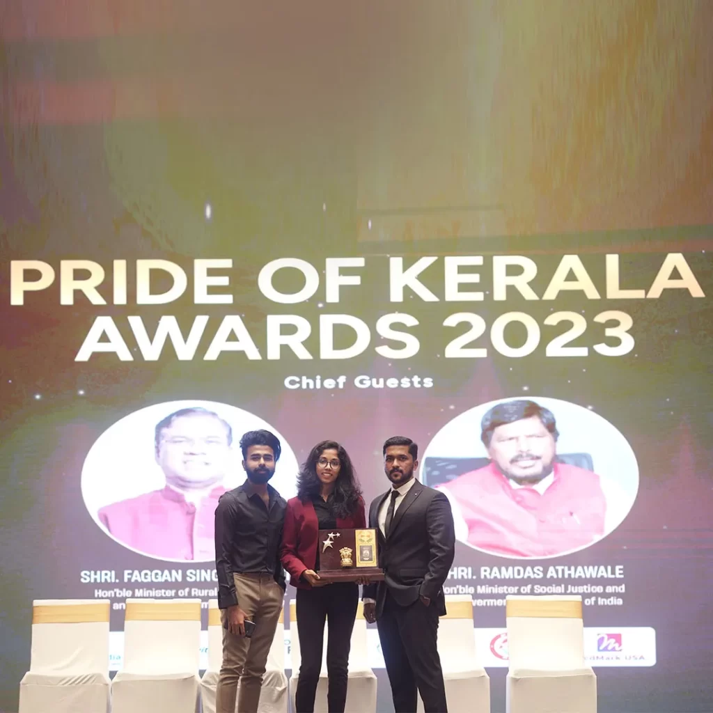 Best Digital Marketing Agency award, pride of kerala award winning company in Kerala, Thrissur - Watermelon Ads Kuriachira